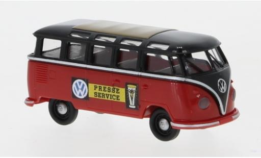 Modelauto Volkswagen T1 B Samba Presseservice 1960 1/87 Brekina