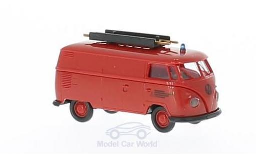 Modelauto Volkswagen T1 B Werkbrandweer Fahr bestelwagen 1/87 Brekina
