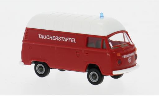 Modelauto Volkswagen T2 B bestelwagen 1973 Brandweer Taucherstaffel 1/87 Brekina