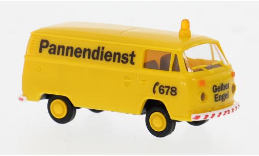 Modelauto Volkswagen T2 B bestelwagen 1973 Gelber Engel 1/87 Brekina