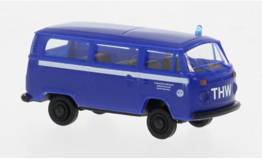 Modelauto Volkswagen T2 B Stationwagen 1973 THW Berlin Spandau 1/87 Brekina