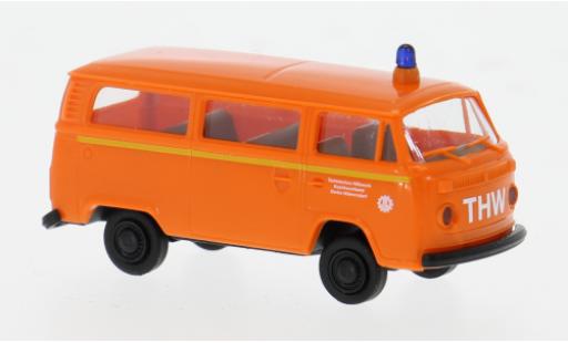 Modelauto Volkswagen T2 B Stationwagen 1973 THW Berlin Wilmersdorf 1/87 Brekina