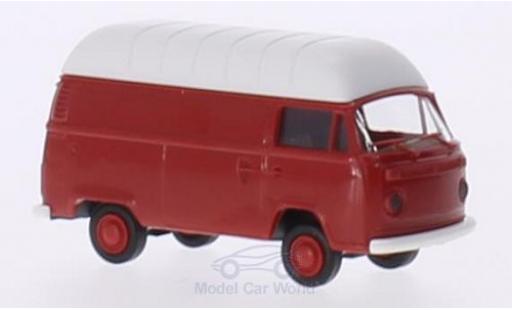 Modelauto Volkswagen T2 Base rood Hochdak-bestelwagen 1/87 Brekina