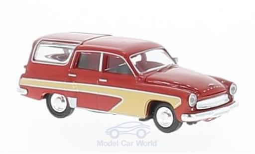 Modelauto Wartburg 311 Camping rood/beige 1/87 Brekina