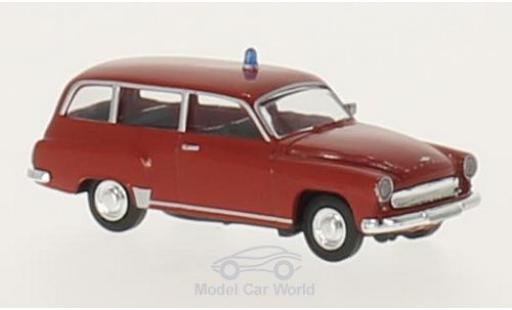 Modelauto Wartburg 311 Kombi Stationwagen Brandweer 1/87 Brekina