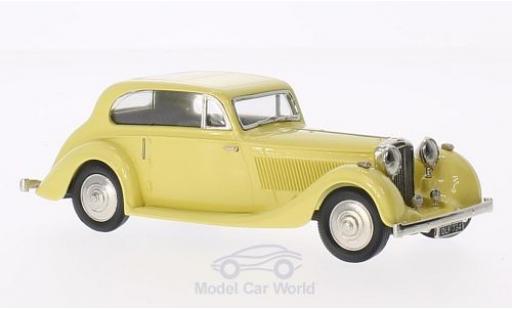 Modelauto Bentley 4.5 berline 4 1/4 Litre Barker geel 1936 1/43 Brooklin