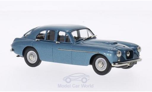 Modelauto Bristol 405 berline metallic blauw 1955 1/43 Brooklin
