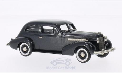 Modelauto Buick Special Sedan 2-DR Plain Back 4-door M-44 metallic grijs 1937 1/43 Brooklin