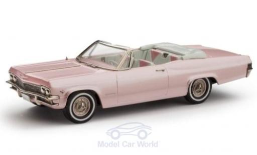 Modelauto Chevrolet Impala Convertible Cabriolet metallic roze 1965 1/43 Brooklin