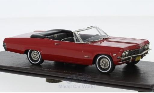 Modelauto Chevrolet Impala Convertible Cabriolet rood 1965 1/43 Brooklin