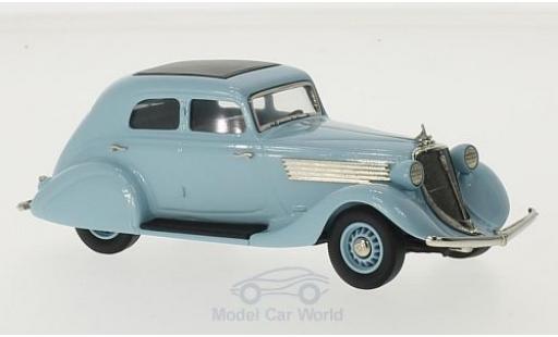 Modelauto Studebaker Commander Land Cruiser Landcruiser Sedan blauw 1934 1/43 Brooklin