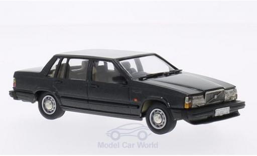 Modelauto Volvo 740 GL metallic grijs 1987 1/43 Brooklin