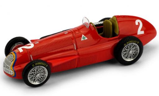 Modelauto Alfa Romeo 159 f1 No.2 formule 1 GP Belgien 1951 J.M.Fangio 1/43 Brumm