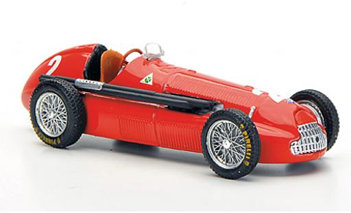 Modelauto Alfa Romeo 158 gp No.2 formule 1 Grande-Bretagne 1950 1/43 Brumm