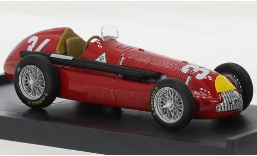 Modelauto Alfa Romeo 158 gp No.34 formule 1 Monaco 1950 1/43 Brumm