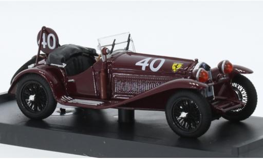 Modelauto Alfa Romeo 8C 2300 RHD No.40 Scuderia Ferrari 24h Spa 1932 1/43 Brumm