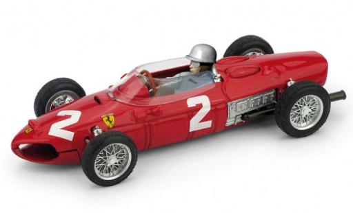 Modelauto Ferrari 156 F1 Sharknose No.2 formule 1 GP Italie 1961 1/43 Brumm