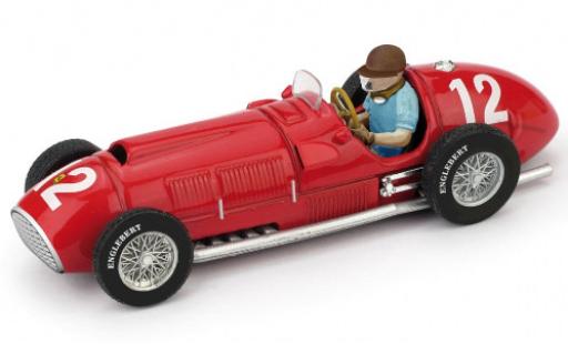 Modelauto Ferrari 375 F1 No.12 formule 1 GP Angleterre 1951 1/43 Brumm