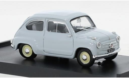Modelauto Fiat 600 Berlina Serie 1 grijs 1955 1/43 Brumm