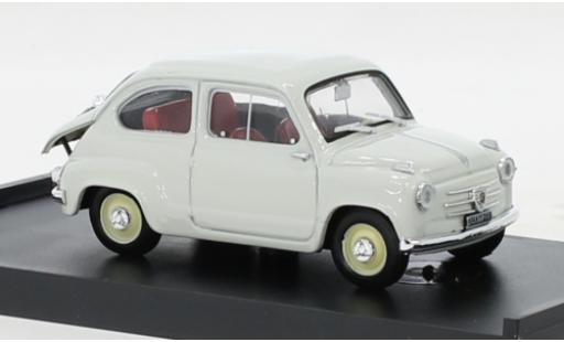 Modelauto Fiat 600 Berlina grijs clair 1956 1/43 Brumm