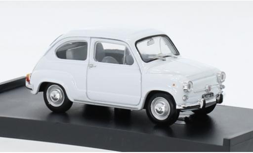 Modelauto Fiat 600 D Berlina Fanaloni wit 1965 1/43 Brumm