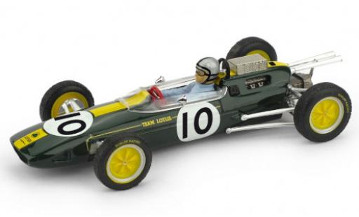 Modelauto Lotus 25 Base No.10 Team formule 1 GP Mexiko 1963 1/43 Brumm