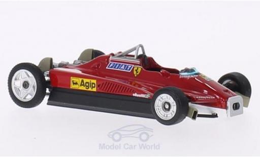 Modelauto Ferrari 126 C2 Turbo Scuderia formule 1 GP San Marino T-Car / Ersatzfahrzeug 1/43 Brumm