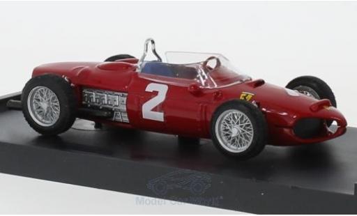 Modelauto Ferrari 156 F1 Sharknose No.2 formule 1 GP Italien 1961 P.Hill 1/43 Brumm