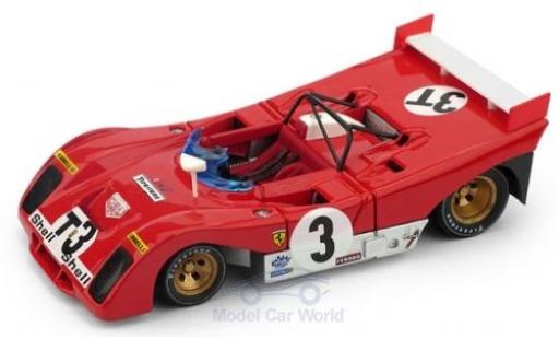 Modelauto Ferrari 312 PB RHD No.3T Targa Florio 1972 T-Car A.Merzario/S.Munari 1/43 Brumm
