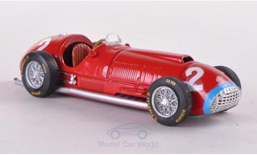 Modelauto Ferrari 375 F1 No.2 formule 1 GP Italien 1951 A.Ascari 1/43 Brumm
