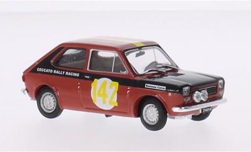 Modelauto Fiat 127 Rally No.142 Ceccato Racing 2 Valli 1972 P.Ceccato 1/43 Brumm