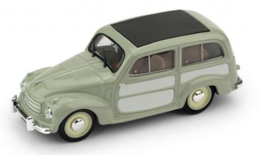 Modelauto Fiat 500 C Belvedere groen/grijs 1951 1/43 Brumm