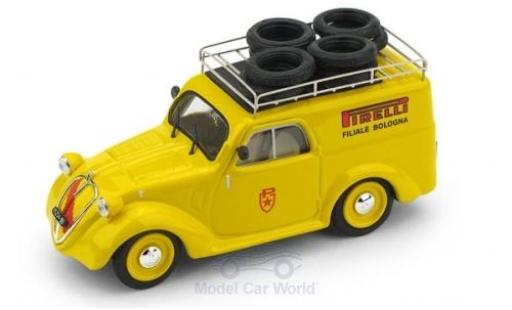 Modelauto Fiat 500 B Furgoncino Pirelli Filiale di Bologna 1950 1/43 Brumm