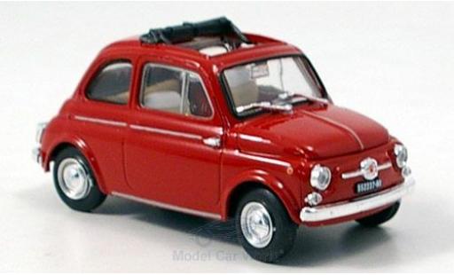 Modelauto Fiat 500 D rood 1960 1/43 Brumm