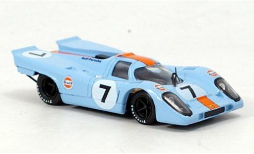 Modelauto Porsche 917 1970 K No.7 Gulf 1000km Monza P.Rodriguez/L.Kinnunen 1/43 Brumm