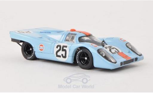 Modelauto Porsche 917 1970 K No.25 JWA Gulf 1000km Spa Rodriguez 1/43 Brumm