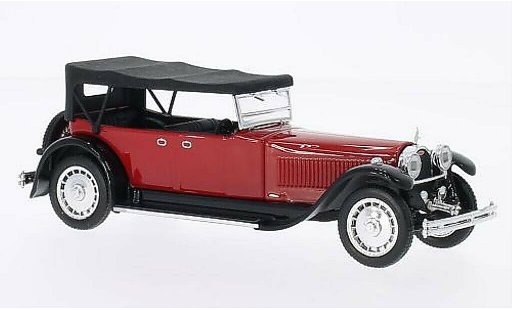 Bugatti 41 torpedo 1/43 Rio Royale rood/zwart 1927 modelauto