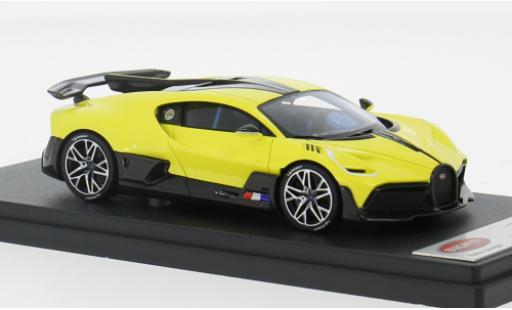 Modelauto Bugatti Divo coupe geel 1/43 Look Smart