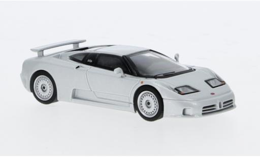 Modelauto Bugatti EB110 GT grijs 1/64 Mini GT
