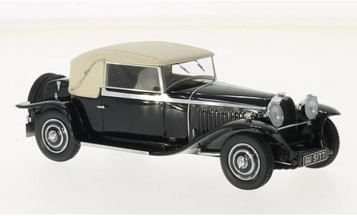 Modelauto Bugatti 46 faux cabriolet Type C zwart 1/43 Matrix