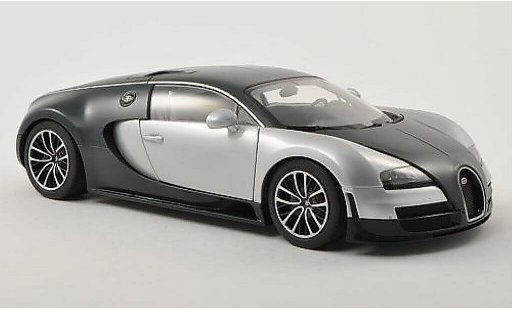 Bugatti Veyron Super Sport 1/18 Autoart 16.4 carbon-blauw/grijs 2010 modelauto
