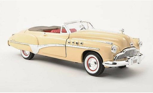 Buick Roadmaster Convertible 1/18 Motormax Cabriolet beige 1949 modelauto