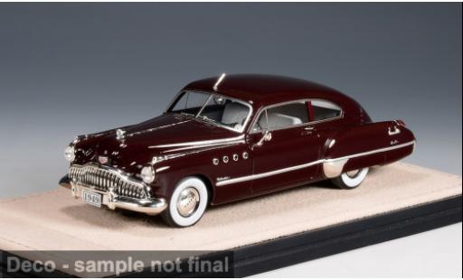 Modelauto Buick Roadmaster Sedan Sedanette rood 1949 1/43 Stamp Models