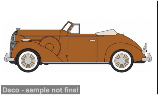Modelauto Buick Special Convertible Cabriolet Coupe bruin 1936 1/87 Oxford