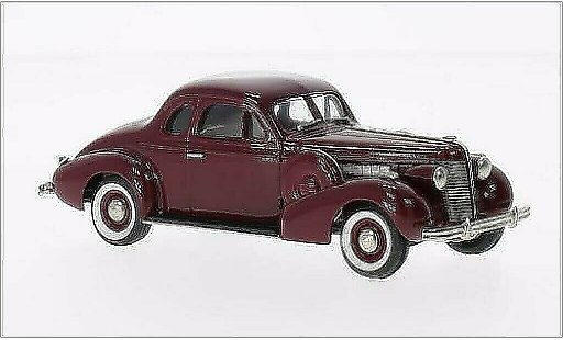 Buick Special Coupe 1/43 Brooklin Sport M-46S rood 1938 modelauto