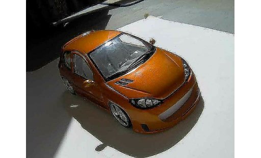 Peugeot 206 RC 1/18 Norev oranje modelauto