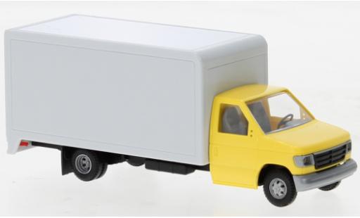 Modelauto Ford E350 Fourgon E-350 bestelwagen geel 1992 1/87 Busch