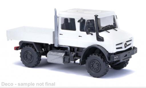 Modelauto Mercedes Unimog U300-U5023 U 5023 cabine double wit 2013 1/87 Busch