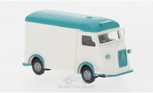 Modelauto Citroen Type H Fourgonnette Coffee and Crepes met Girlanden 1/87 Busch