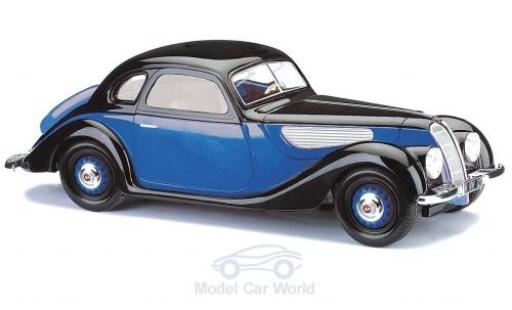 Modelauto EMW 327 Coupe blauw/zwart 1952 1/87 Busch